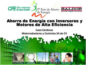 Presentación del 1er Foro de Ahorro Energético CFE Valle de México